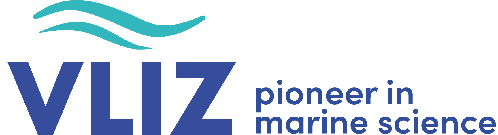 VLIZ logo & baseline "pioneer in marine science"